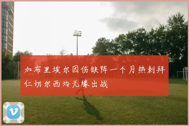 加布里埃尔因伤缺阵一个月热刺拜仁切尔西均无缘出战